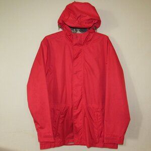 Outback Trading Company Mens Small Red Pak-A-Roo Packable Parka Rain Jacket